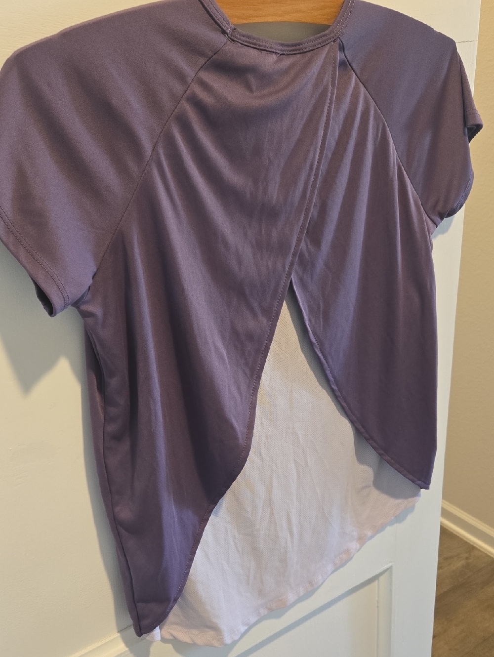 Reel Life Purple Split Back Beach Tee - Picture 9 of 10